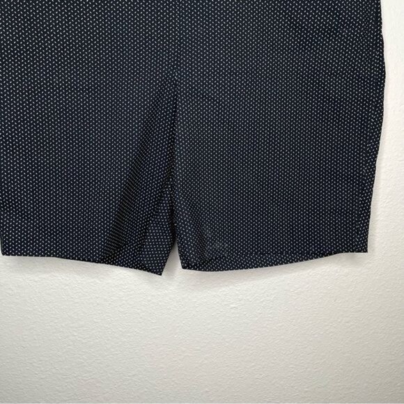 Hilary Radley navy geometric 9” chino Golf Dress shorts size XXL - Picture 5 of 13